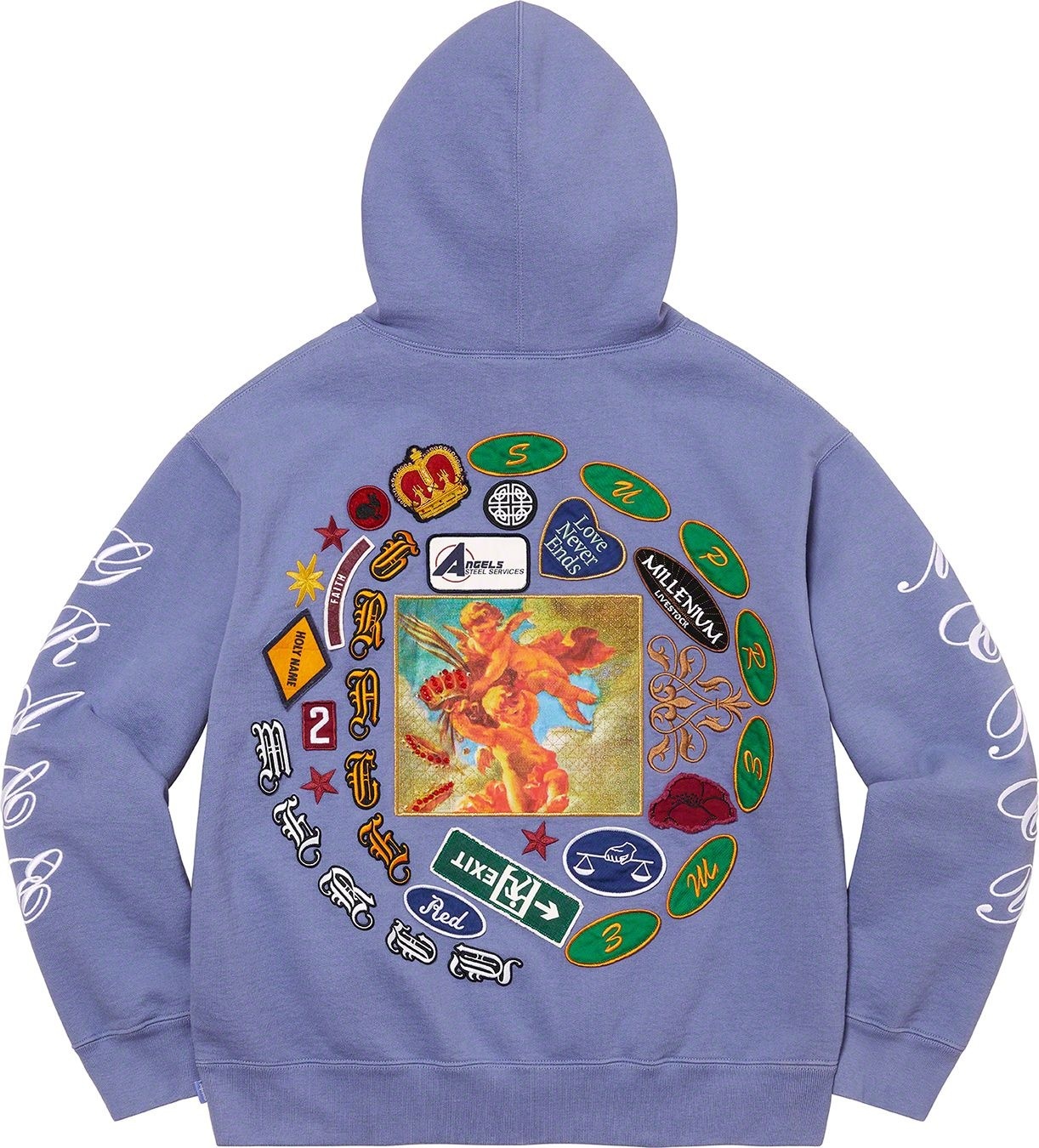 Patches Spiral Hooded Sweatshirt view 17